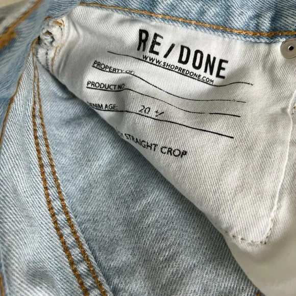 Redone Light Blue Women's Jeans - Picture 4 of 7